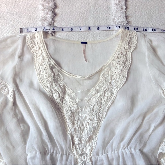 Free People sheer top size S - Picture 8 of 11